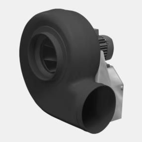 Ventilatori centrifughi con coclea in plastica e motore asincrono...